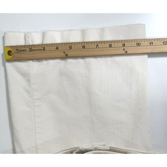 Banana Republic Wide Leg Crop Corduroy Pants Size 10R Ivory Stretch New - Read - Picture 7 of 16